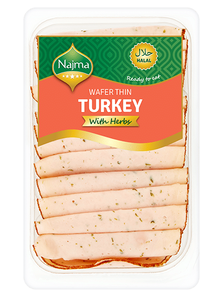 Halal Wafer Thin Turkey with Herbs